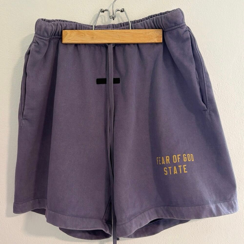 Essential fear of god purple shorts size xS